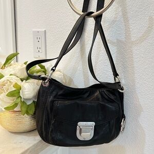 Michael Kors - Leather Shoulder Bag With Removable Crossbody Strap. EUC